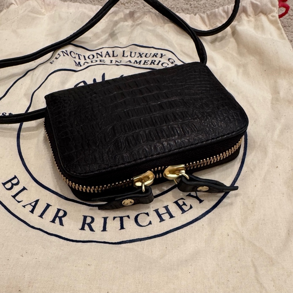 Blair Ritchey Micro Billet Black Gator Leather